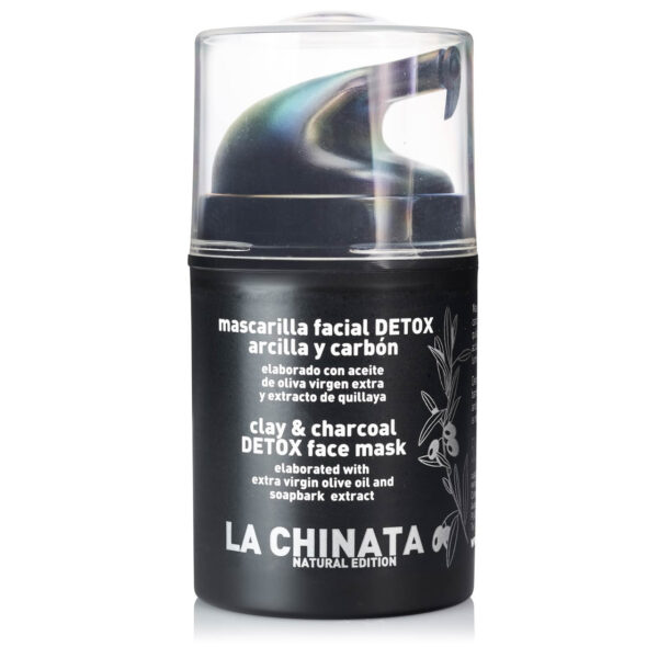 Mascarilla facial detox de arcilla y carbon hombre