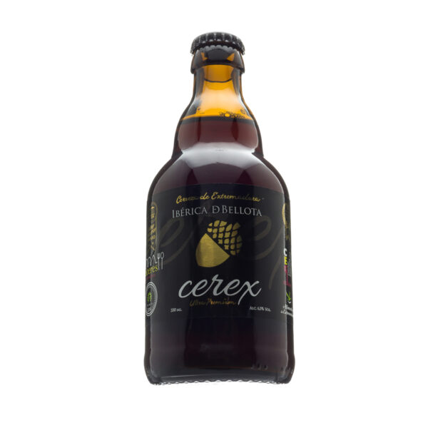 Cerveza cerex iberica de bellota tostada