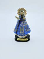 FIGURA VIRGEN DE GUADALUPE CON MANTO AZUL 12CM