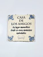 azulejo cerámica casa amigos